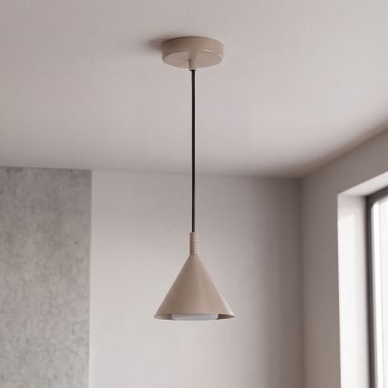 BRILAGI - LED Luster na sajli CONE SINGLE 1xGX53/15W/230V bež
