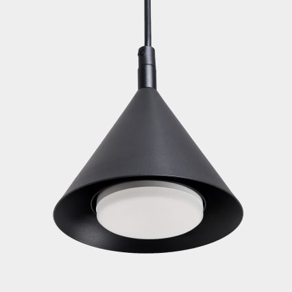BRILAGI - LED Luster na sajli CONE SINGLE 1xGX53/15W/230V crna