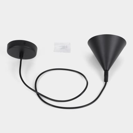 BRILAGI - LED Luster na sajli CONE SINGLE 1xGX53/15W/230V crna