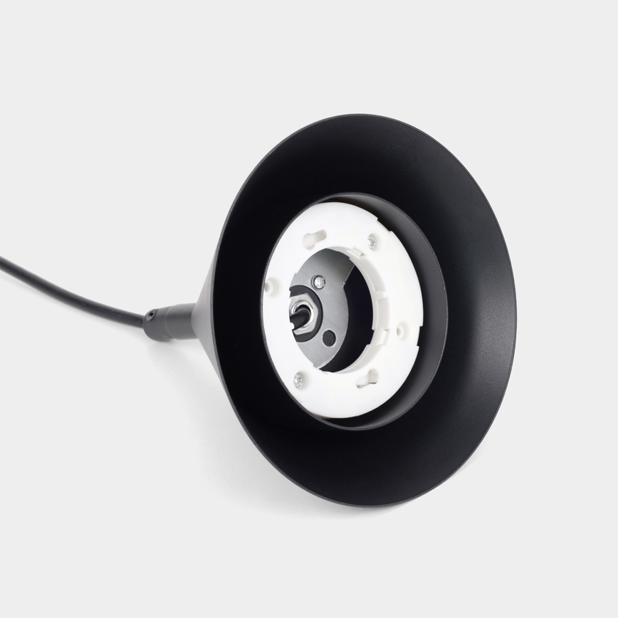 BRILAGI - LED Luster na sajli CONE SINGLE 1xGX53/15W/230V crna