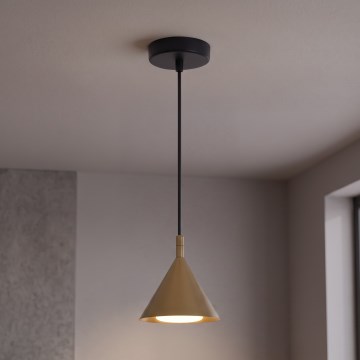 BRILAGI - LED Luster na sajli CONE SINGLE 1xGX53/15W/230V zlatna