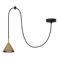BRILAGI - LED Luster na sajli CONE SINGLE SPIDER 1xGX53/15W/230V zlatni