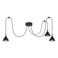 BRILAGI - LED Luster na sajli CONE TRIPLE SPIDER 3xGX53/15W/230V crna