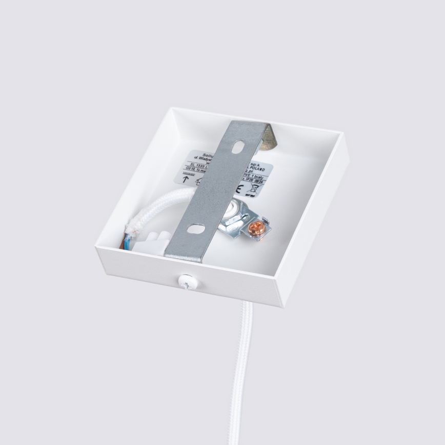 Brilagi - LED luster na sajli CRESTO 1xGU10/10W/230V bela