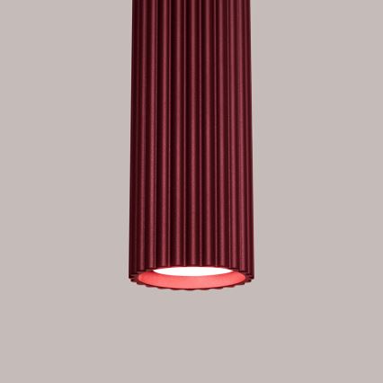 Brilagi - LED luster na sajli CRESTO 1xGU10/10W/230V bordo