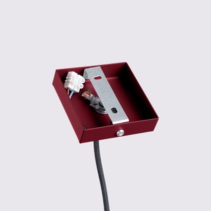 Brilagi - LED luster na sajli CRESTO 1xGU10/10W/230V bordo