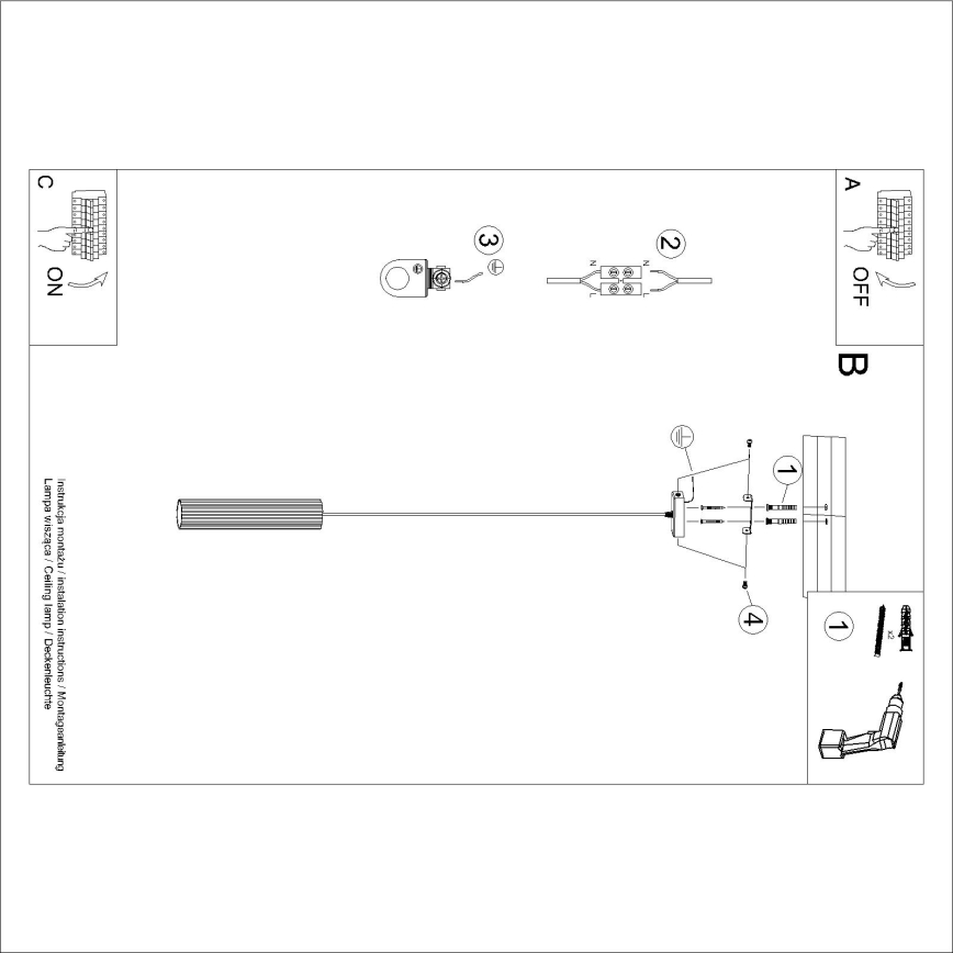 Brilagi - LED luster na sajli CRESTO 1xGU10/10W/230V bordo