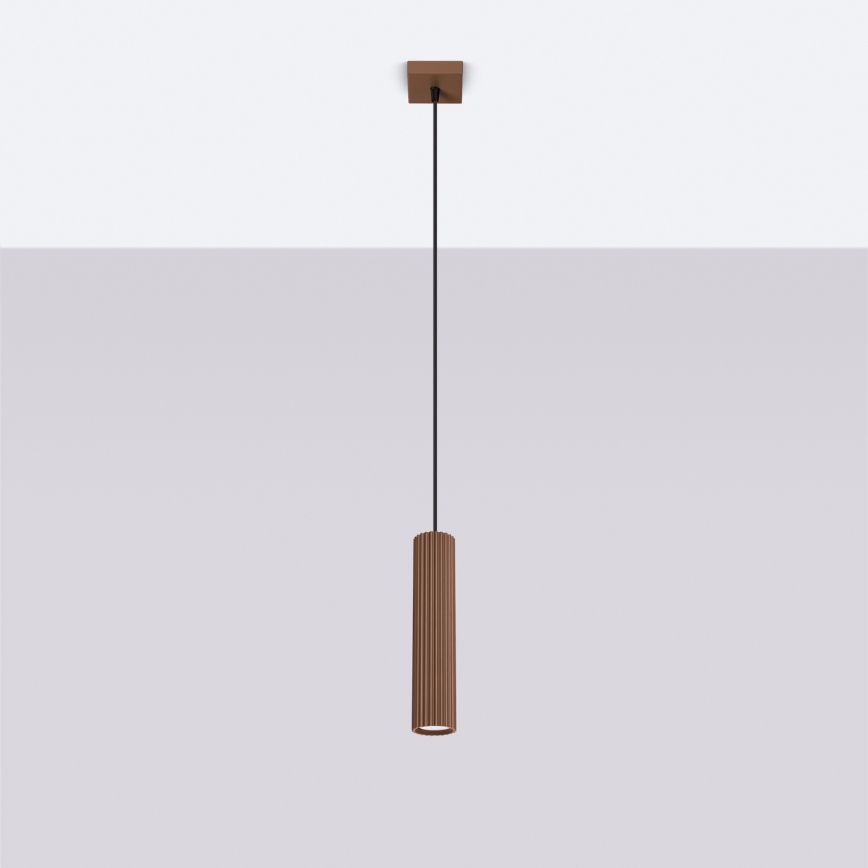 BRILAGI - LED luster na sajli CRESTO 1xGU10/10W/230V braon