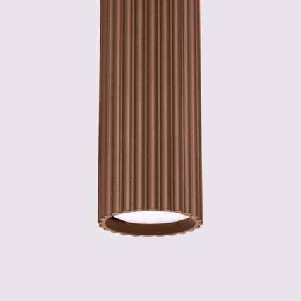 BRILAGI - LED luster na sajli CRESTO 1xGU10/10W/230V braon