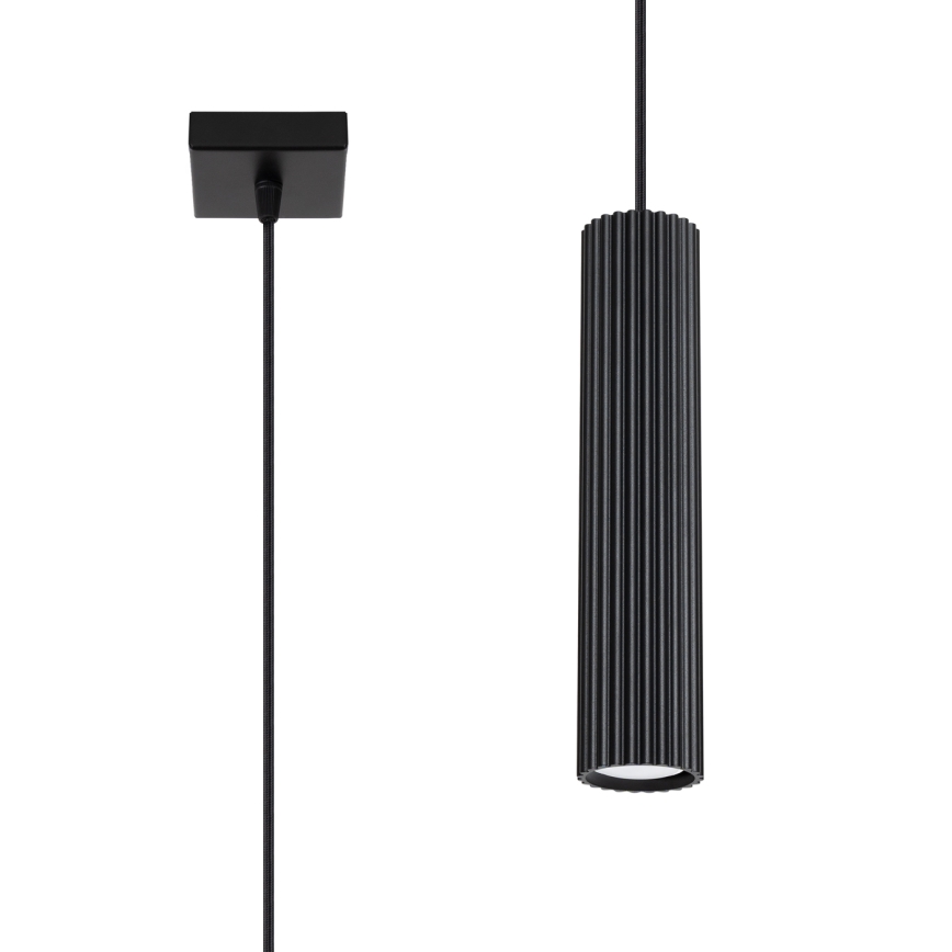 Brilagi - LED luster na sajli CRESTO 1xGU10/10W/230V crna