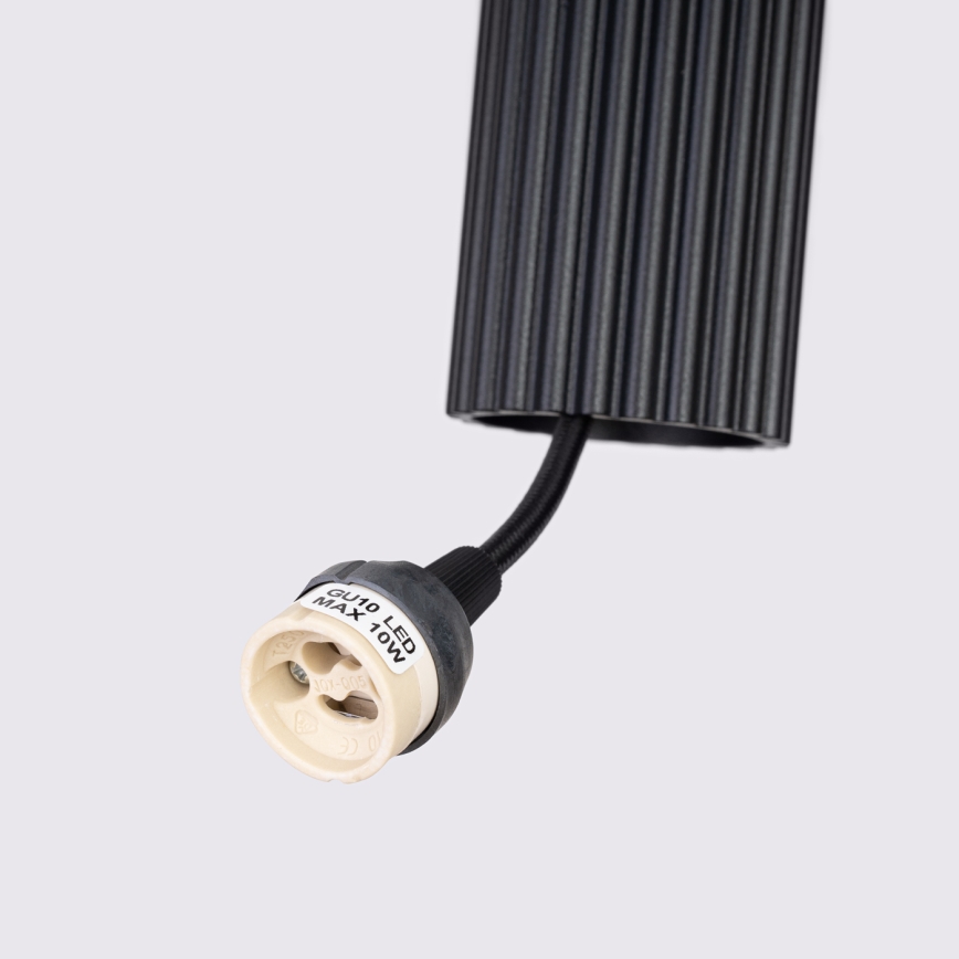 Brilagi - LED luster na sajli CRESTO 1xGU10/10W/230V crna