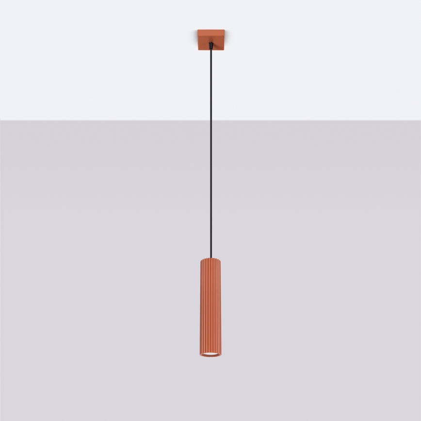 Brilagi - LED luster na sajli CRESTO 1xGU10/10W/230V crvena