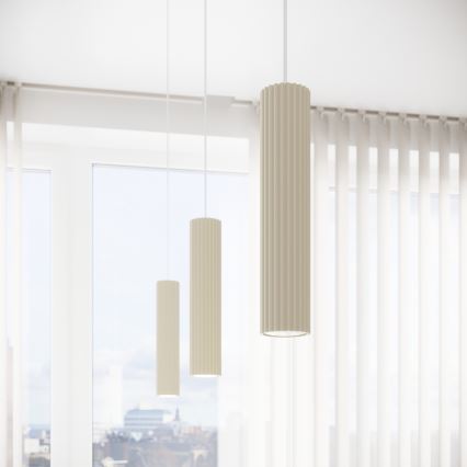 Brilagi - LED luster na sajli CRESTO 1xGU10/10W/230V krem