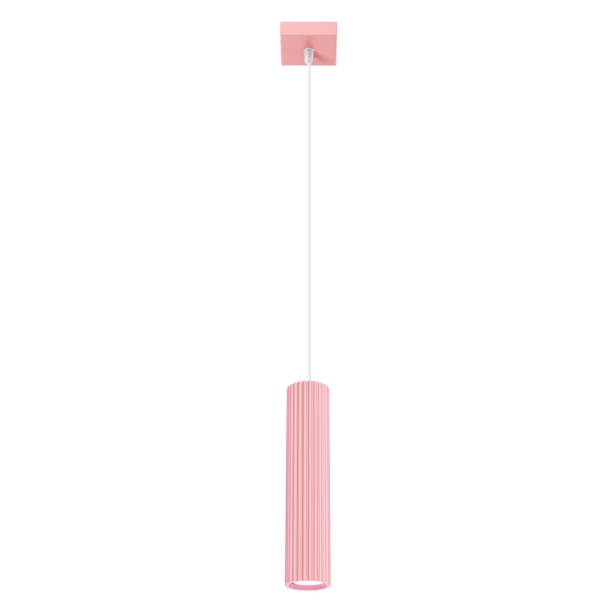Brilagi - LED luster na sajli CRESTO 1xGU10/10W/230V ružičasti