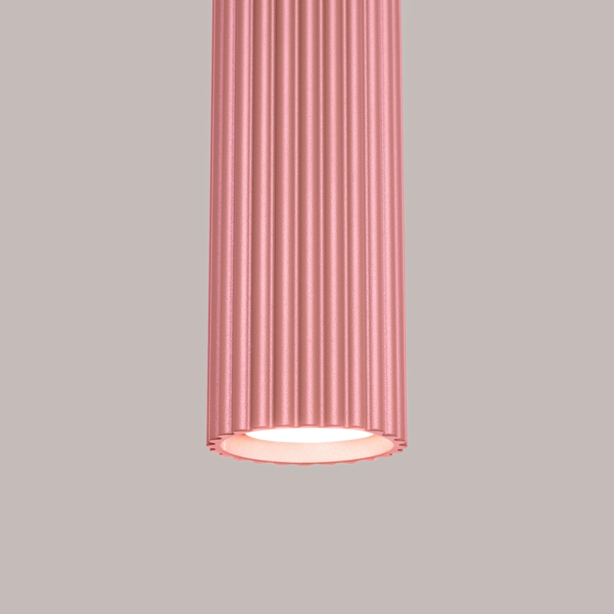 Brilagi - LED luster na sajli CRESTO 1xGU10/10W/230V ružičasti