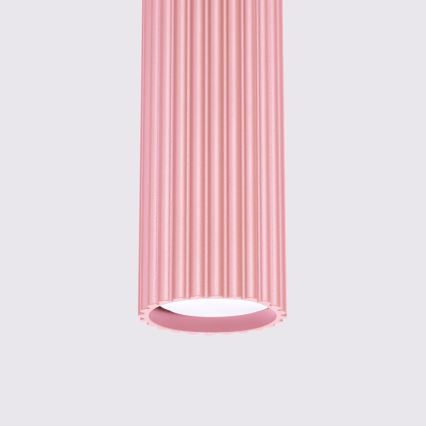Brilagi - LED luster na sajli CRESTO 1xGU10/10W/230V ružičasti