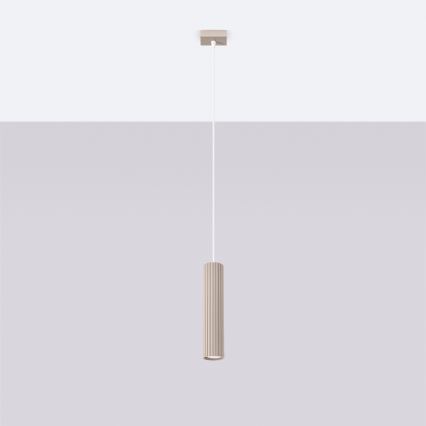 Brilagi - LED luster na sajli CRESTO 1xGU10/10W/230V taupe