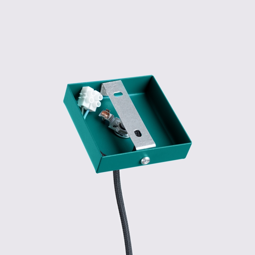 Brilagi - LED luster na sajli CRESTO 1xGU10/10W/230V tirkizna