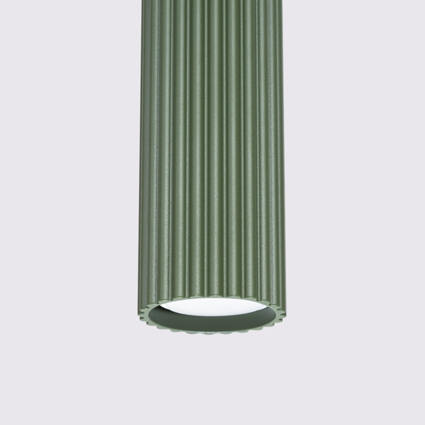 Brilagi - LED luster na sajli CRESTO 1xGU10/10W/230V zelena
