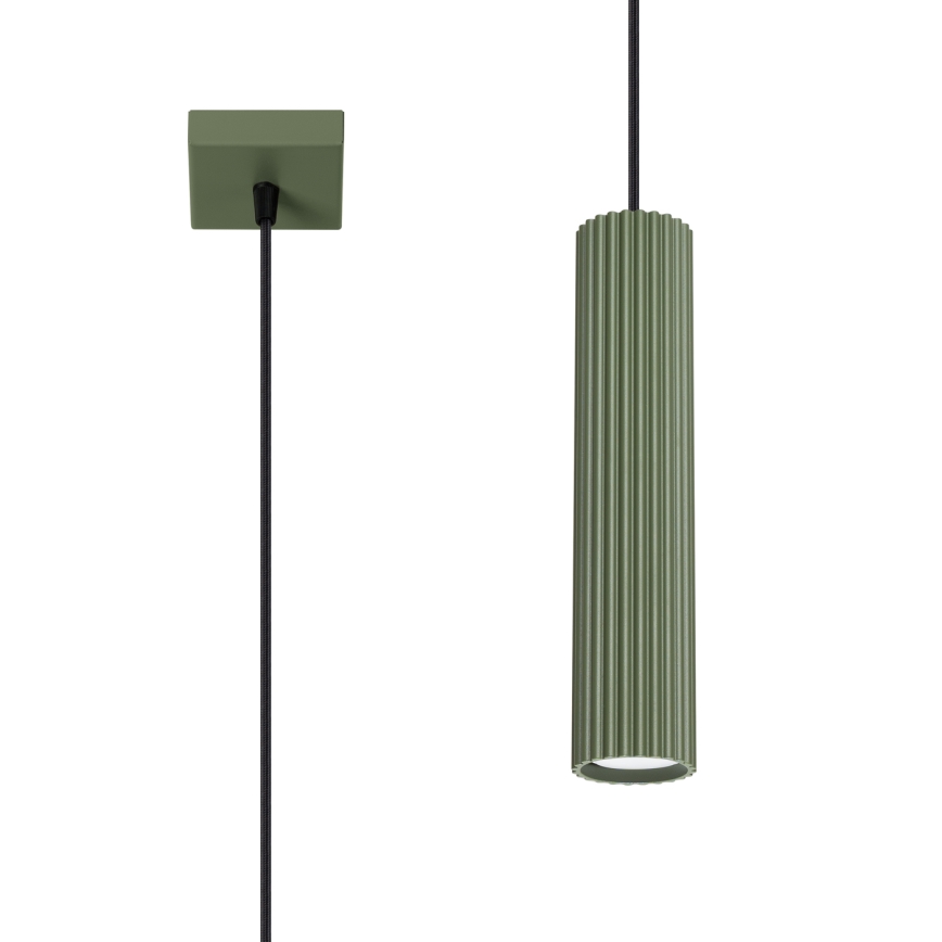 Brilagi - LED luster na sajli CRESTO 1xGU10/10W/230V zelena