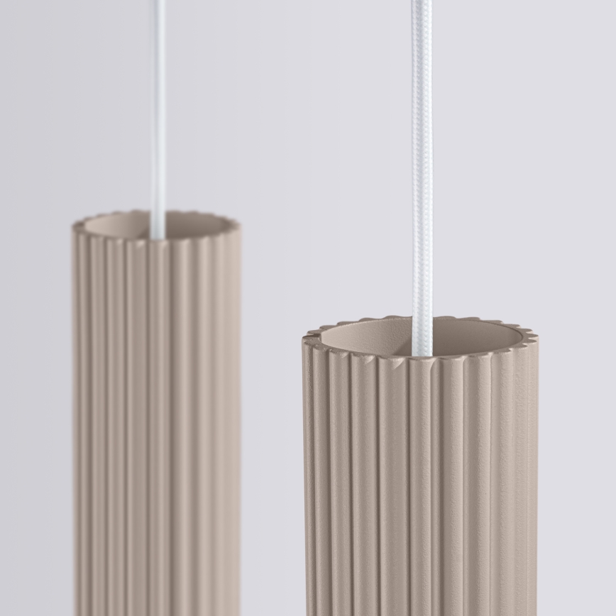 Brilagi - LED luster na sajli CRESTO 2xGU10/10W/230V taupe