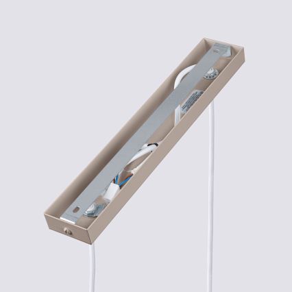 Brilagi - LED luster na sajli CRESTO 2xGU10/10W/230V taupe