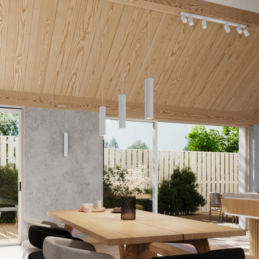 Brilagi - LED luster na sajli CRESTO 3xGU10/10W/230V bela