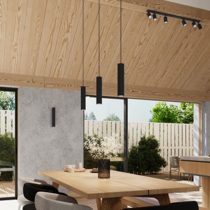 Brilagi - LED luster na sajli CRESTO 3xGU10/10W/230V crna