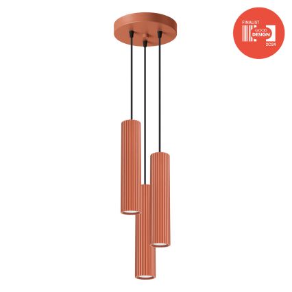 BRILAGI - LED luster na sajli CRESTO 3xGU10/10W/230V narandžasta