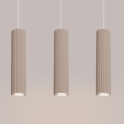 BRILAGI - LED luster na sajli CRESTO 3xGU10/10W/230V taupe