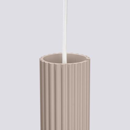 Brilagi - LED luster na sajli CRESTO 3xGU10/10W/230V taupe