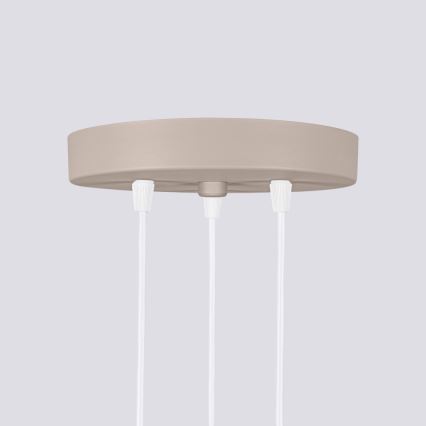 Brilagi - LED luster na sajli CRESTO 3xGU10/10W/230V taupe