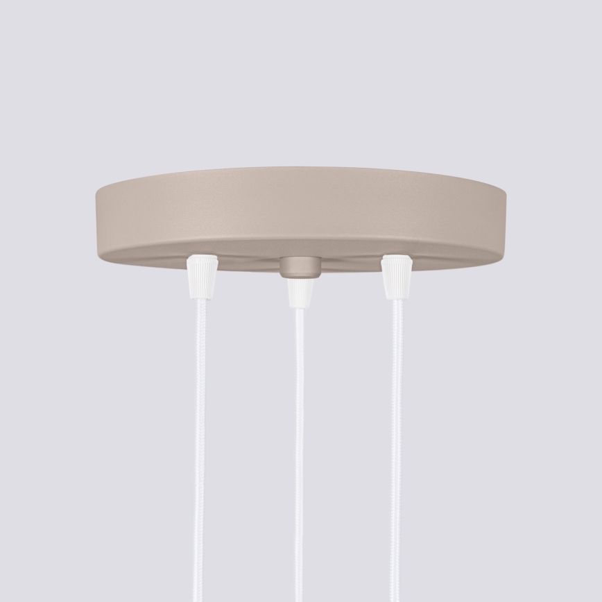 Brilagi - LED luster na sajli CRESTO 3xGU10/10W/230V taupe