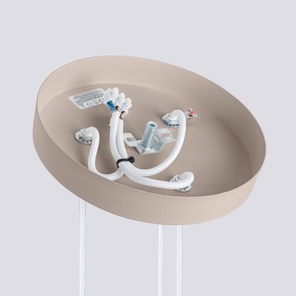 Brilagi - LED luster na sajli CRESTO 3xGU10/10W/230V taupe