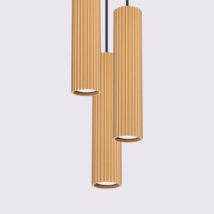 Brilagi - LED luster na sajli CRESTO 3xGU10/10W/230V zlatna