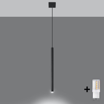 Brilagi - LED luster na sajli DRIFA 1xG9/4W/230V crna