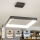 Brilagi - LED luster na sajli FALCON II sa prigušiva LED/125W/230V 3000-6500K 60x60 cm crna + daljinski upravljač