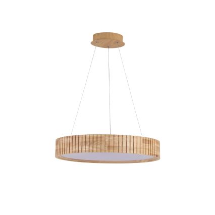 Brilagi - LED luster na sajli FALCON WOOD MODERN LED/30W/230V 3000/4000/6000K prečnik 45 cm drvo