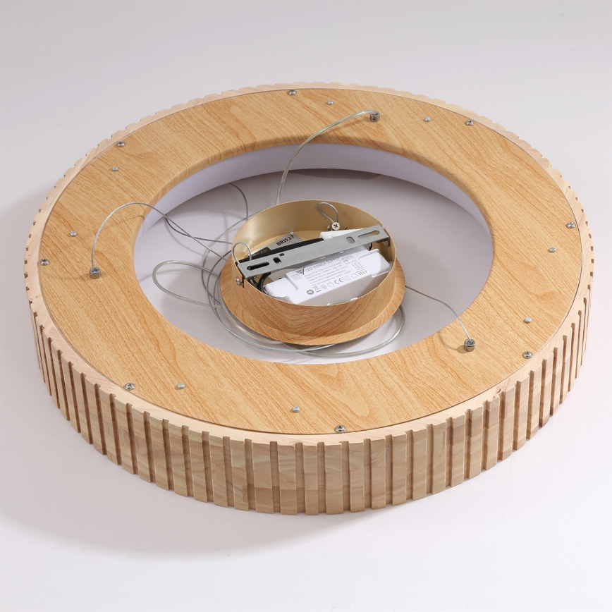 Brilagi - LED luster na sajli FALCON WOOD MODERN LED/30W/230V 3000/4000/6000K prečnik 45 cm drvo