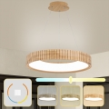 Brilagi - LED luster na sajli FALCON WOOD MODERN LED/40W/230V 3000/4000/6000K prečnik 60 cm drvo