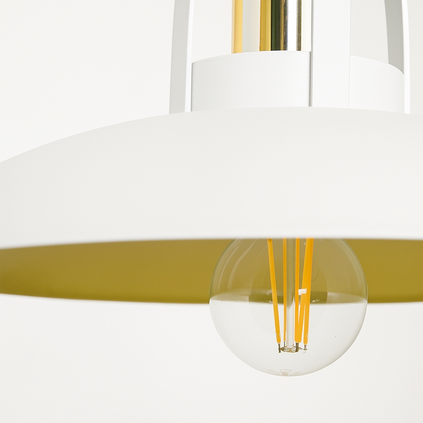 Brilagi - LED Luster na sajli FLAMENGO 1xE27/60W/230V bela