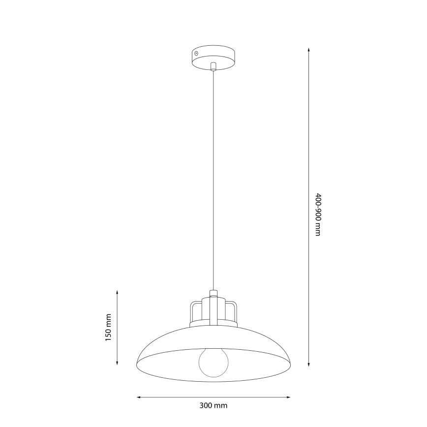 Brilagi - LED Luster na sajli FLAMENGO 1xE27/60W/230V bež