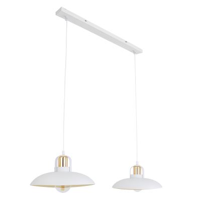 Brilagi - LED Luster na sajli FLAMENGO 2xE27/60W/230V bela