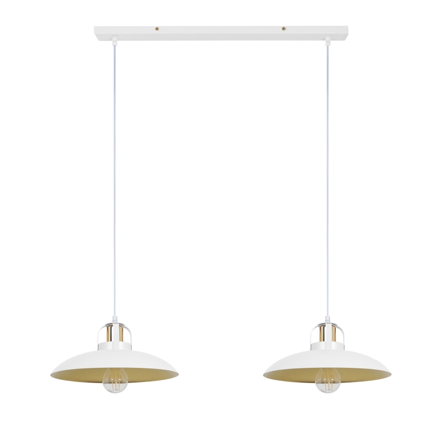 Brilagi - LED Luster na sajli FLAMENGO 2xE27/60W/230V bela