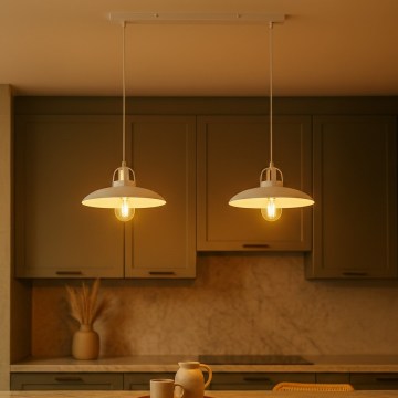 Brilagi - LED Luster na sajli FLAMENGO 2xE27/60W/230V bež