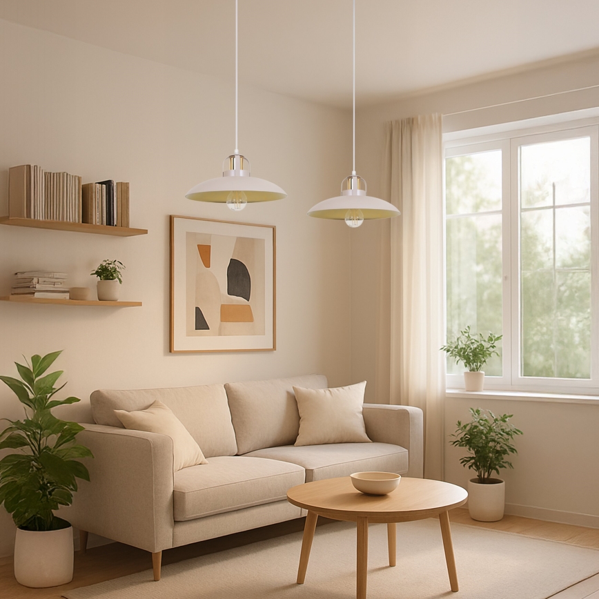 Brilagi - LED Luster na sajli FLAMENGO 2xE27/60W/230V bež