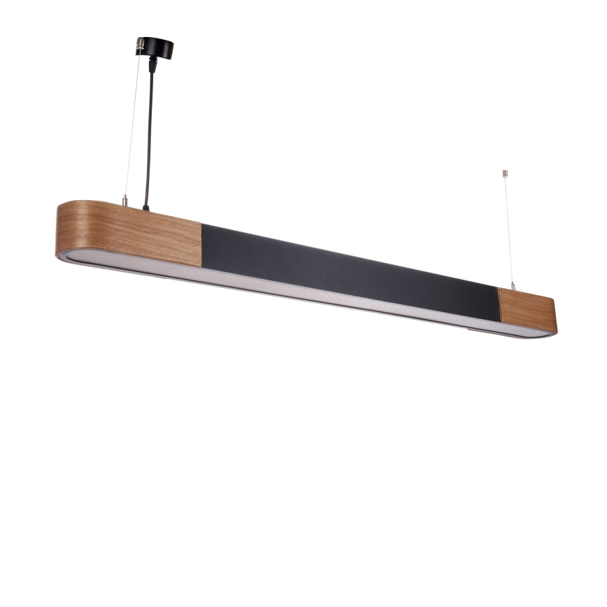 BRILAGI - LED luster na sajli GARDALINE LED/100W/230V hrast/crna
