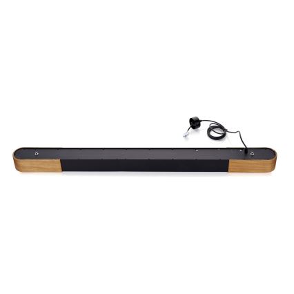 BRILAGI - LED luster na sajli GARDALINE LED/100W/230V hrast/crna