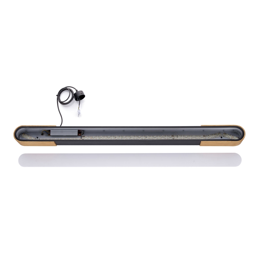 BRILAGI - LED luster na sajli GARDALINE LED/100W/230V hrast/crna
