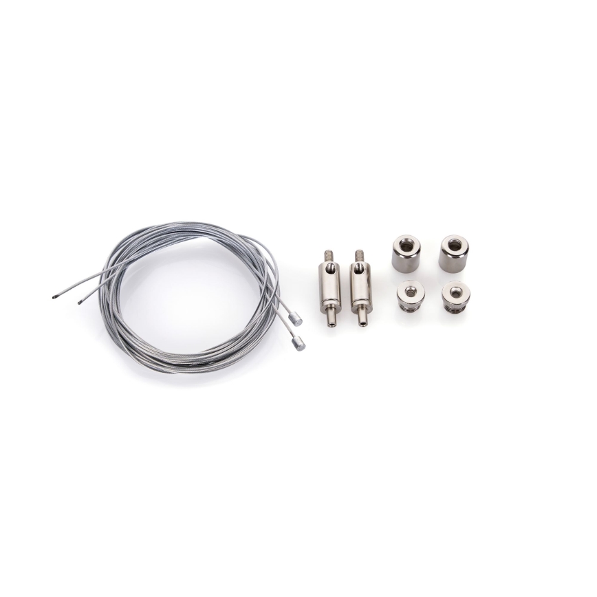 BRILAGI - LED luster na sajli GARDALINE LED/100W/230V hrast/crna